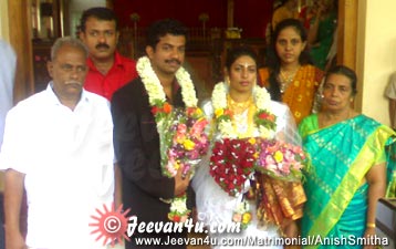 Anish Smitha Wedding Photos